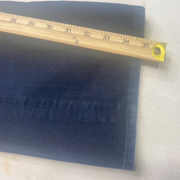 7 For All Mankind Bootcut Jeans Womens Size 29 Dark Wash Embroidered Leopard Pri - Picture 11 of 13